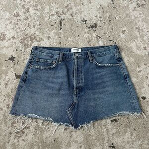 Agolde Denim Mini Skirt Size 30